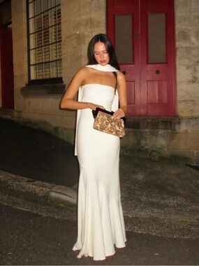 Arcina Ori Juliana Cream Maxi Dress